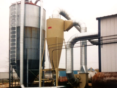 8,000 CFM System Industrial dust collection system for wood working applications Commercial dust collectors can be placed outside of your manufacturing facility in some cases
