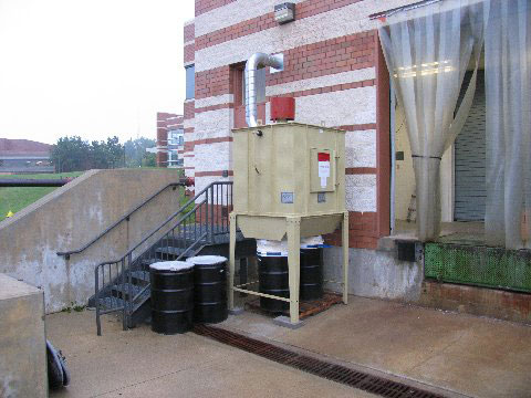 Industrial dust collection systems can pipe dust and fumes to an external filtration system Industrial and vocational dust collectors keep everyone safe at your business removing harmful dust from the air