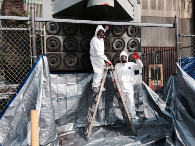 ACS crews replace filters in all air filtration systems Industrial Air filter sales, service and installation