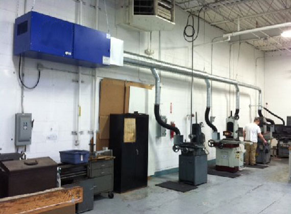 ACS sells, installs and services Industrial Air Cleaning Systems Industrial Air Cleaner sales, service and installation