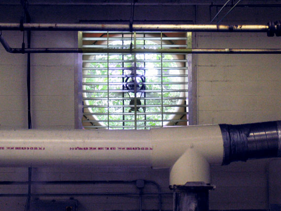 Exhaust non-harmful but unwanted fumes outside with a high volume industrial fan industrial fume venting fans
